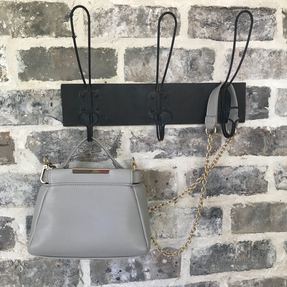 Forever 21 Faux Leather Cream Purse